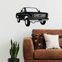 Wallity Chevy K20 Pickup Truck (1976) Escultura de pared de metal